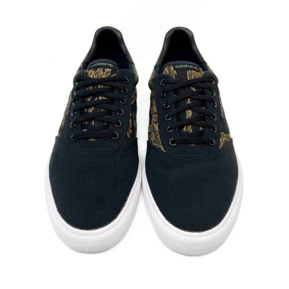 Adidas Mens 3MC Vulc Skateboarding Shoes Sneakers Black Brown Night Cargo - Picture 10 of 13